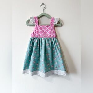 Smocked Sweets Floral Dress Size 3